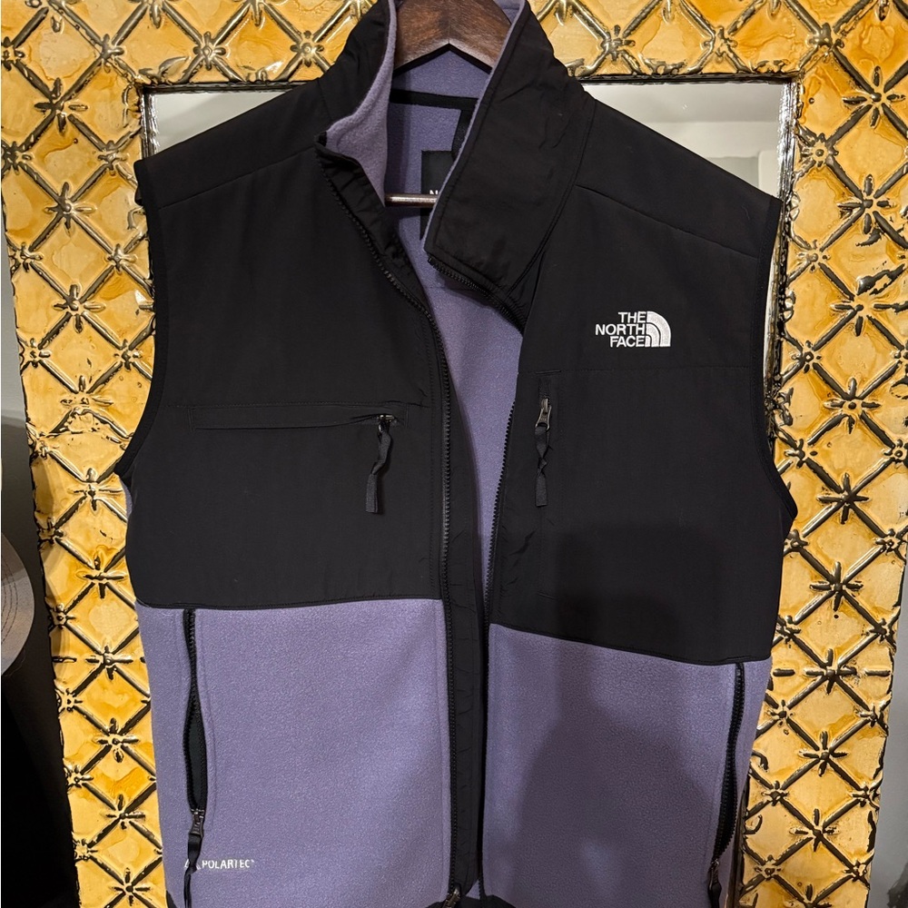 The North Face Men's Vest in Black and Purple